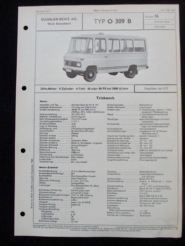 Mercedes o309 diesel - 2x, +