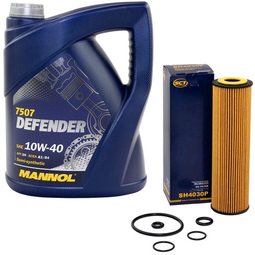 Motoröl set 10w liter - set, 10w-40