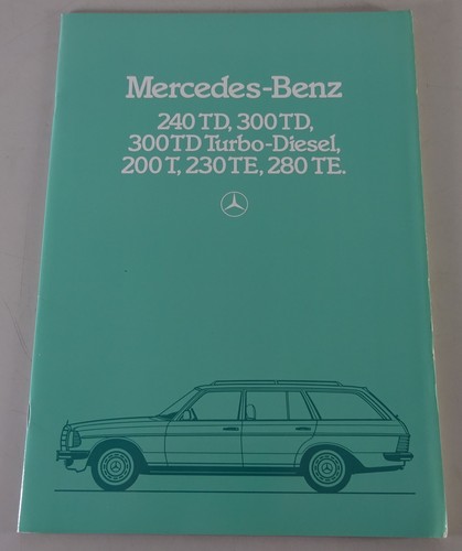 Prospekt mercedes benz - w123, /