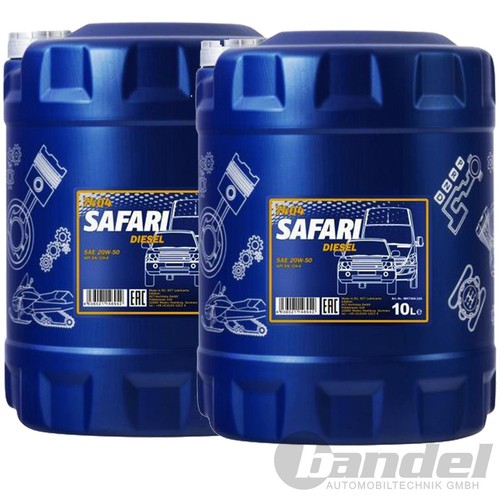 2x10 liter 20w mannol - 2x10, 20w-50