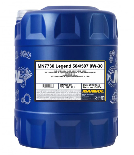 Mannol 7730 legend 504 - mannol, 504/507