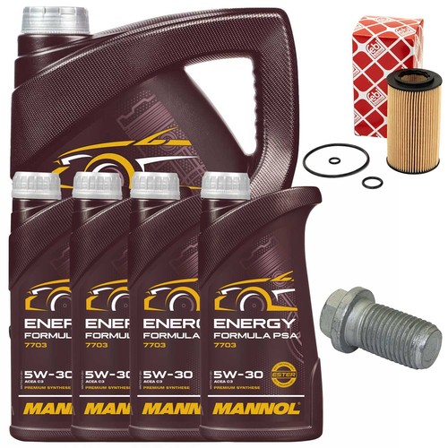 Motoröl filter set mannol - filter,