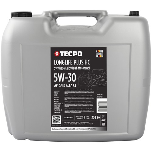 20l tecpo longlife plus - 20l, 5w-30