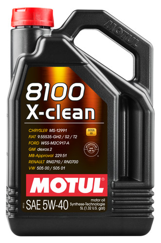 Motul 8100 5w40 clean - motul, x-clean
